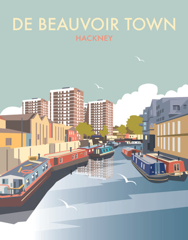 De Beauvoir canal print