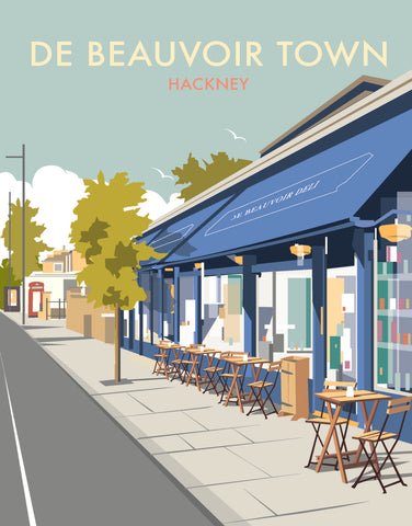 De Beauvoir Deli print