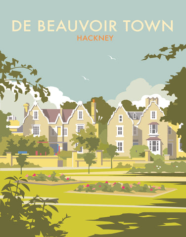 De Beauvoir Square print