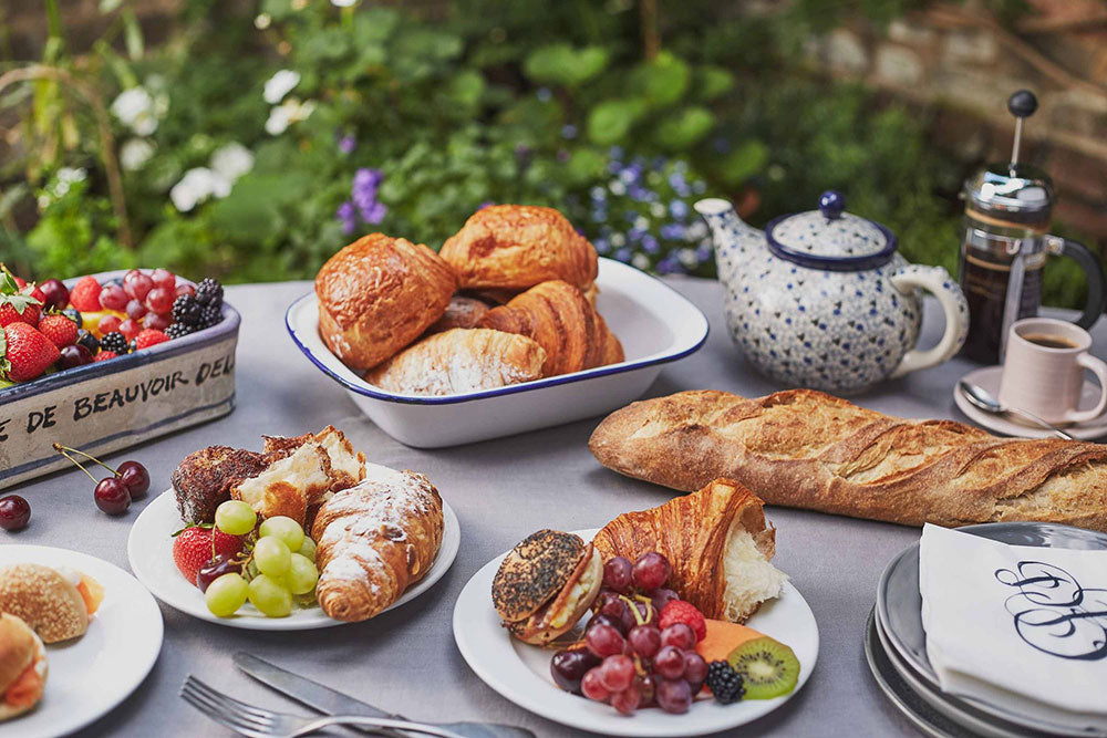 Breakfast catering selection